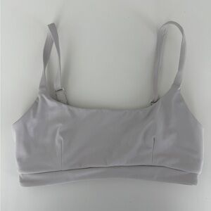 Women's White Sports Bra